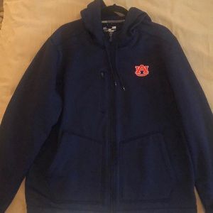 Auburn full zip under armour jacket